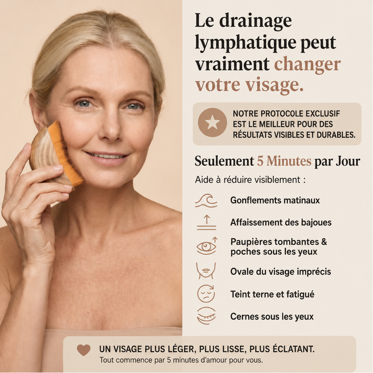 Brosse Lymphatique Visage Savira